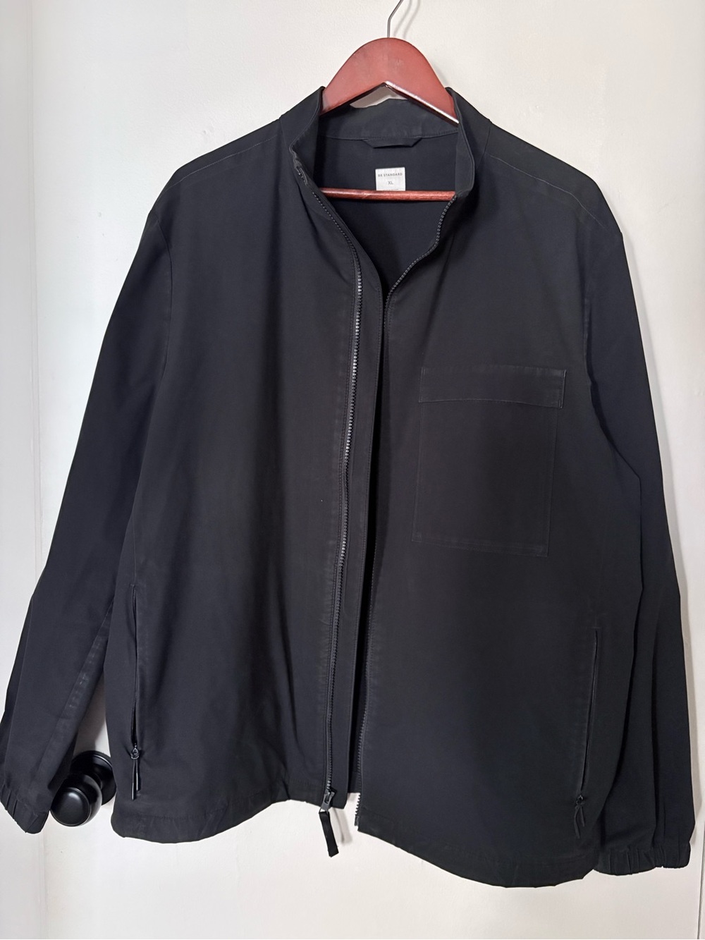 Banana Republic Black Lightweight Zip windbreaker Jacket